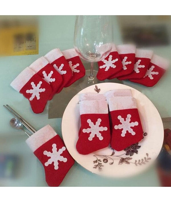 Pcs/Set Christmas Socks Cutlery Tableware Holder Storage Sets Dinner DecorKitchen,Dining And BarfromHome and Gardenon 