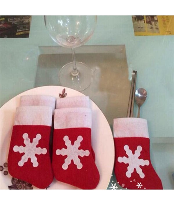 Pcs/Set Christmas Socks Cutlery Tableware Holder Storage Sets Dinner DecorKitchen,Dining And BarfromHome and Gardenon 