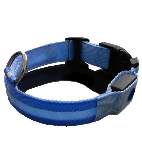 LED Pet Dog Collar Night Safety Dog Flas...