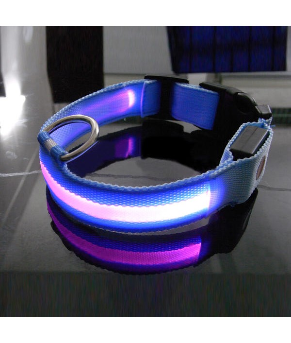 LED Pet Dog Collar Night Safety Dog Flashing CollarPet SuppliesfromHome and Gardenon 