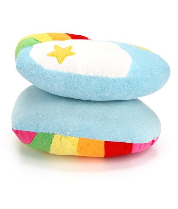 Rainbow Heart Clouds Couple CushionHome TextilesfromHome and Gardenon 