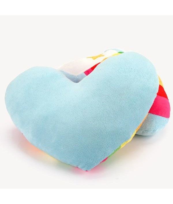 Rainbow Heart Clouds Couple CushionHome TextilesfromHome and Gardenon 