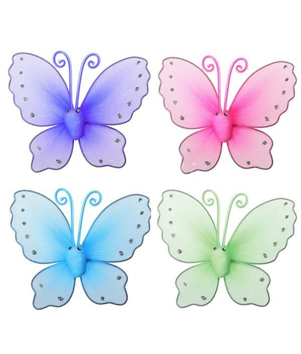 A Pair Butterfly Design Curtain Clip Metal Window Tie Back Hold Home TextilesfromHome and Gardenon 