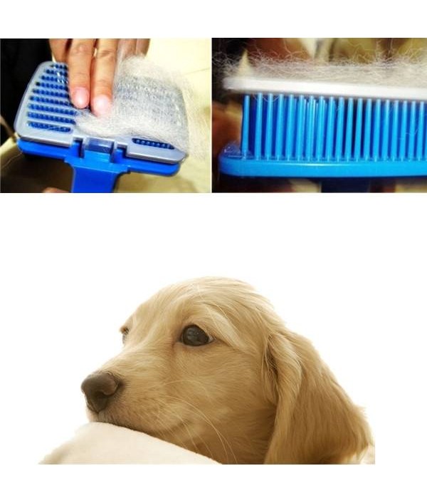 Pet Dog Cat Hair Fur Shedding Trimmer Grooming Rake Comb BrushPet SuppliesfromHome and Gardenon 