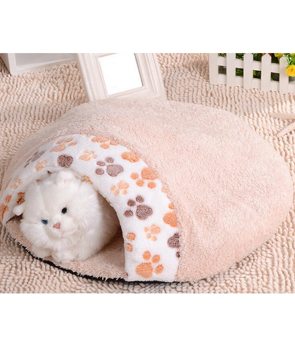 Lovely Warm Cat House Soft Kitten Sleeping Bag Cat Bed CavePet SuppliesfromHome and Gardenon 