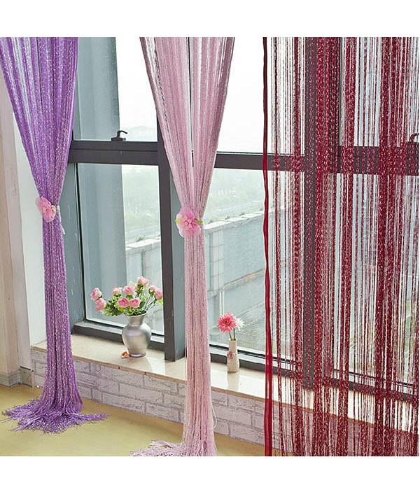 Glitter Tassel String Line Door Window Curtain Room Divider Screen DecorHome TextilesfromHome and Gardenon 