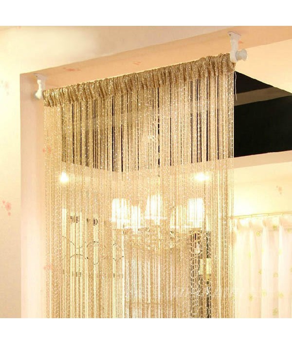 Glitter Tassel String Line Door Window Curtain Room Divider Screen DecorHome TextilesfromHome and Gardenon 