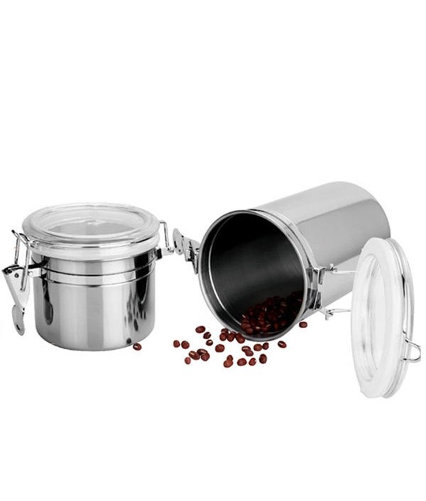 Durable Stainless Steel Canister Airtight Sealed Canister Spice Dry Storage Container Snack CansKitchen,Dining And BarfromHome and Gardenon 