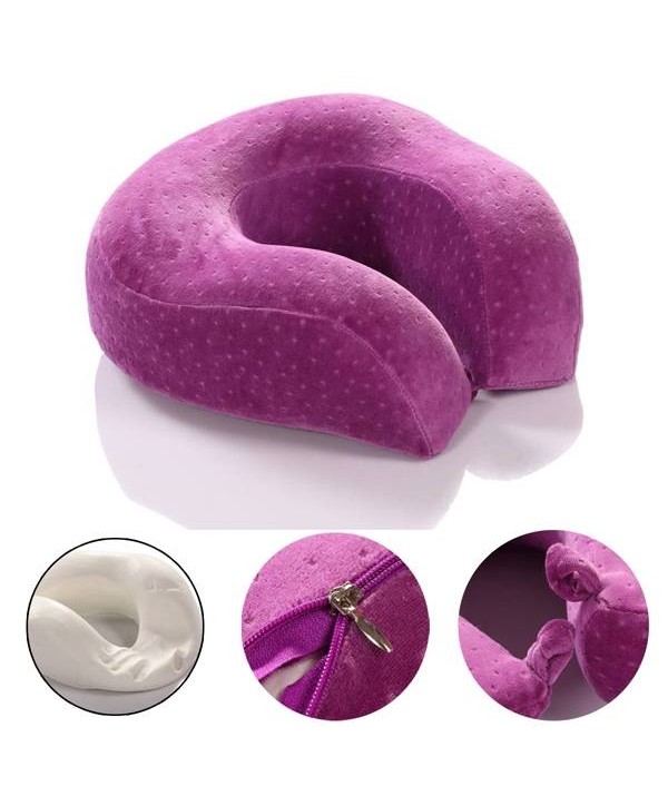 U Shape Slow Rebound Memory Foam Pillow Neck Protect Head Rest Travel Soft CushionHome TextilesfromHome and Gardenon 