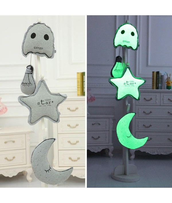 Creative Luminous Star Moon Ghost Light ...