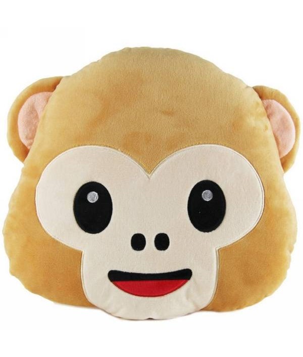 cm Lovely Emoji Monkey Throw Pillow Plush Stuffed Cushion Office Home Sofa Decoration GiftHome TextilesfromHome and Gardenon 