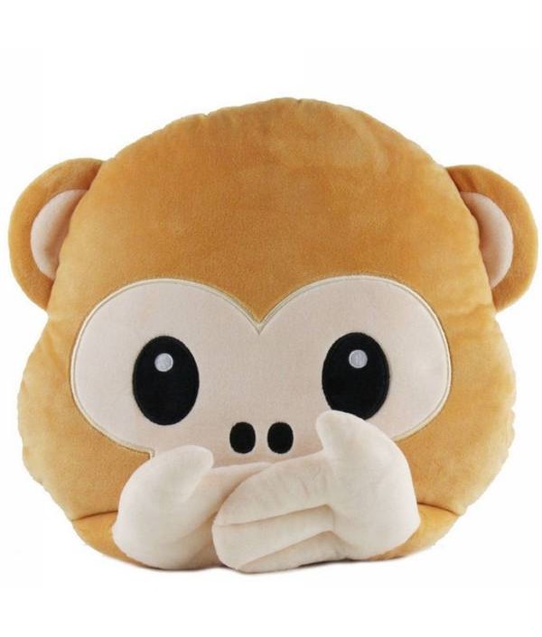 cm Lovely Emoji Monkey Throw Pillow Plush Stuffed Cushion Office Home Sofa Decoration GiftHome TextilesfromHome and Gardenon 