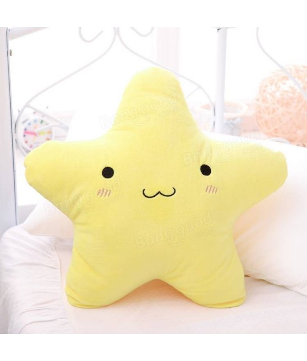 Cotton Cartoon Star Expression Shape Throw Pillow Plush Sofa Bed Car Office CushionHome TextilesfromHome and Gardenon 