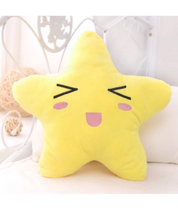 Cotton Cartoon Star Expression Shape Throw Pillow Plush Sofa Bed Car Office CushionHome TextilesfromHome and Gardenon 