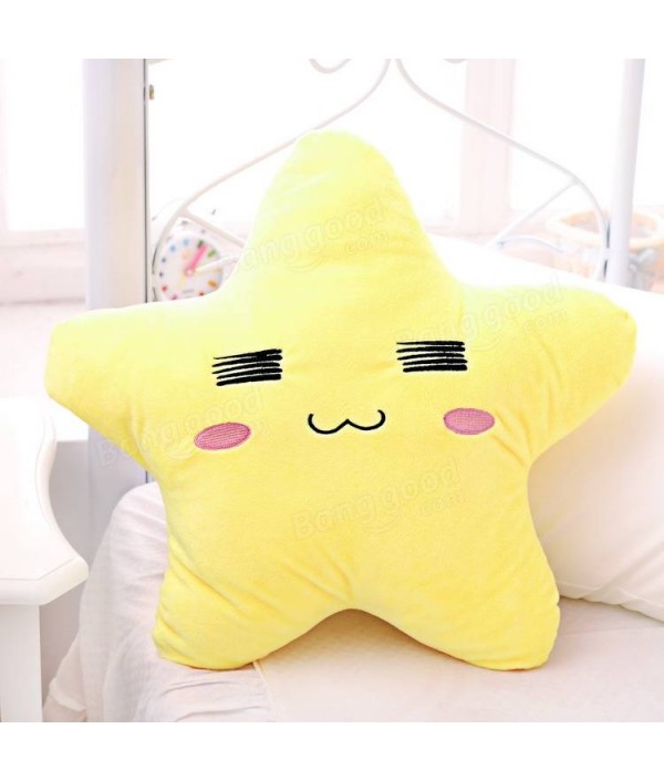 Cotton Cartoon Star Expression Shape Throw Pillow Plush Sofa Bed Car Office CushionHome TextilesfromHome and Gardenon 