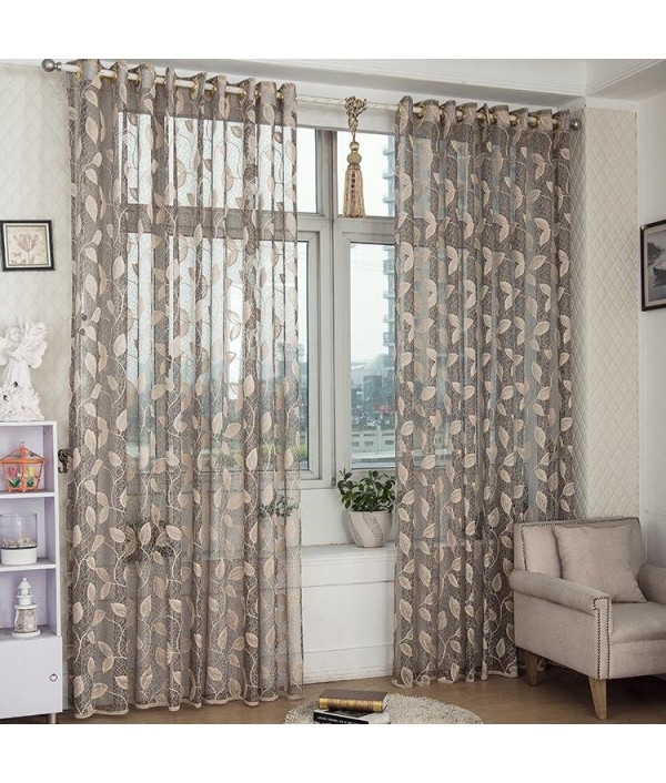 Breathable Half Black-out Voile Sheer Curtains Bedroom Living Room Window ScreeningHome TextilesfromHome and Gardenon 