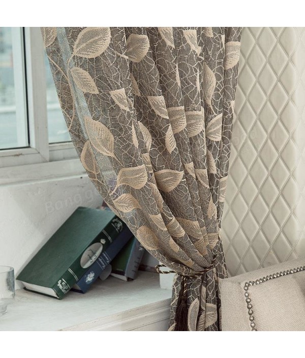 Breathable Half Black-out Voile Sheer Curtains Bedroom Living Room Window ScreeningHome TextilesfromHome and Gardenon 