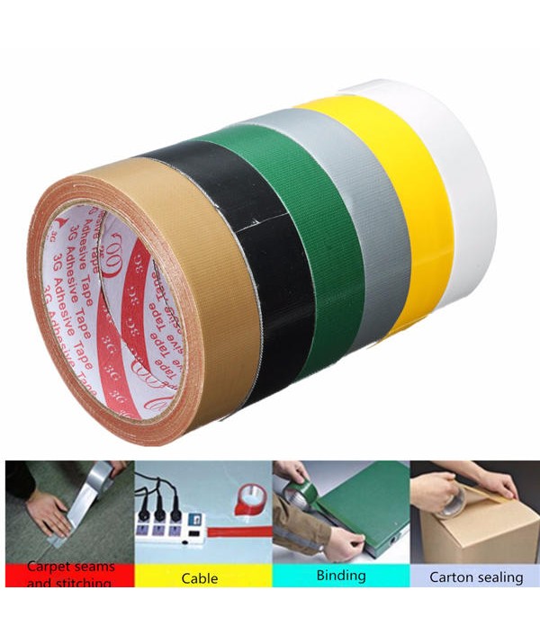 mmXm Strong Permanent Waterproof Cloth Tape Self Adhesive Repair Home Carpet DecorHome TextilesfromHome and Gardenon 