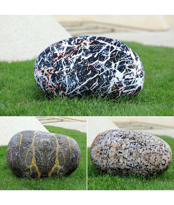 WX- Creative 3D Simulation Stone Pillow ...