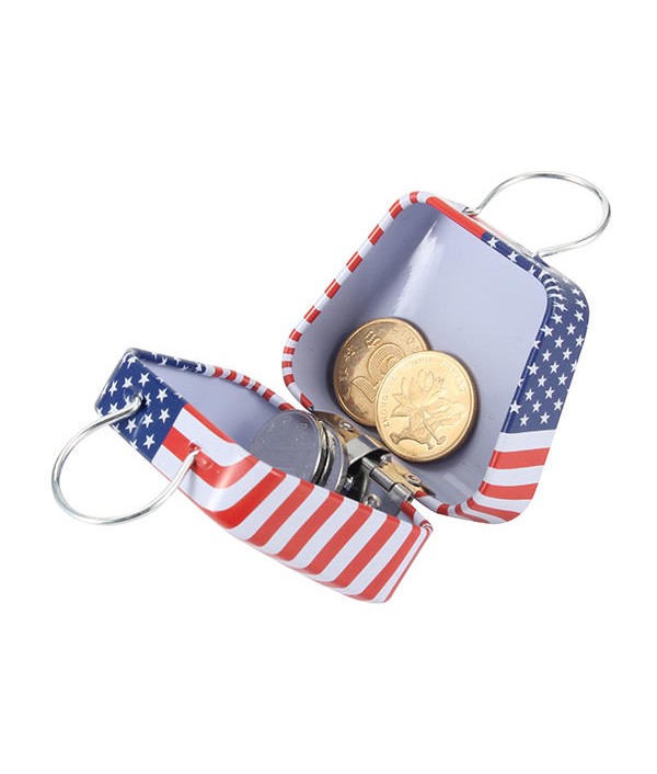 Mini Small Tin Coin Flag Box Jewelry Tea Storage Box Organizer Purse Case Piggy BankKitchen,Dining And BarfromHome and Gardenon 