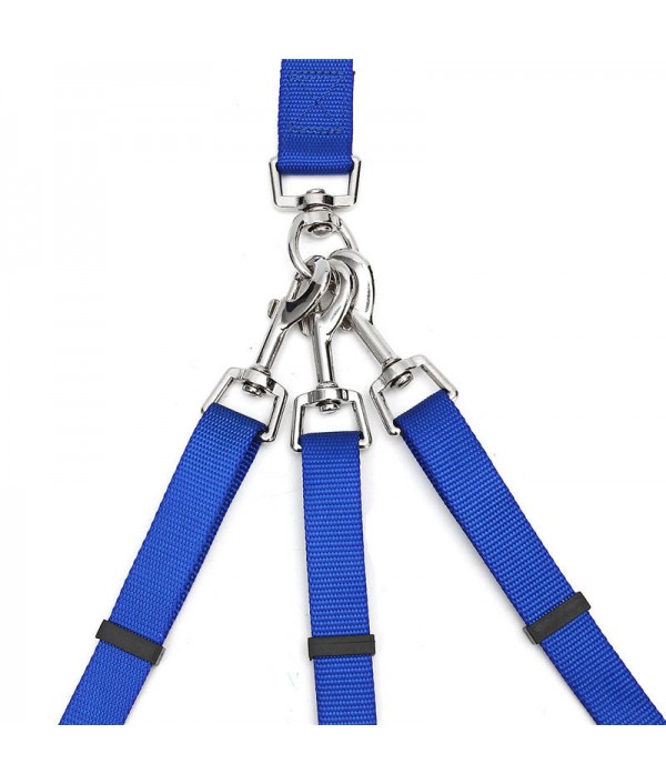 Adjustable  Way Nylon Coupler Dog Pet Lead Leash No Tangle with Padded Handle Dog Traction RopePet SuppliesfromHome and Gardenon 