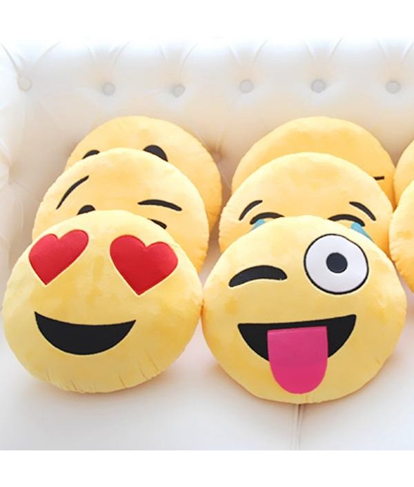 New Emoji Expression Throw Cotton Pillow Stuffed Plush Sofa Bed CushionHome TextilesfromHome and Gardenon 