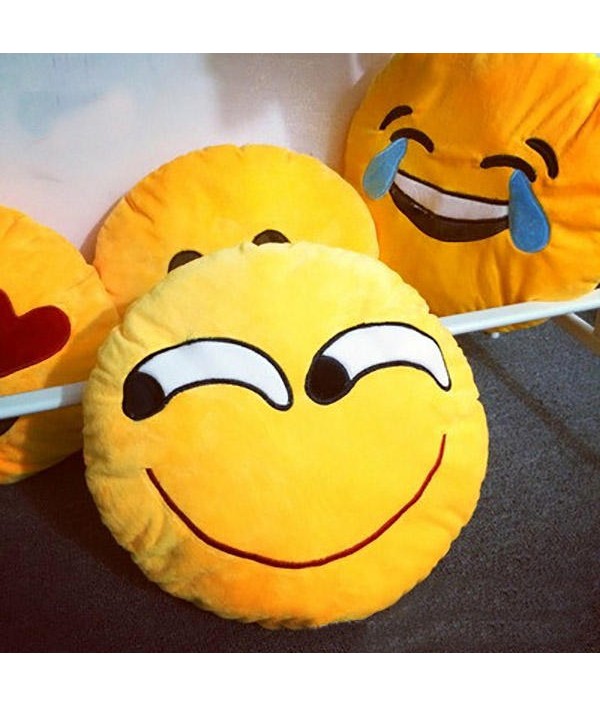 New Emoji Expression Throw Cotton Pillow Stuffed Plush Sofa Bed CushionHome TextilesfromHome and Gardenon 