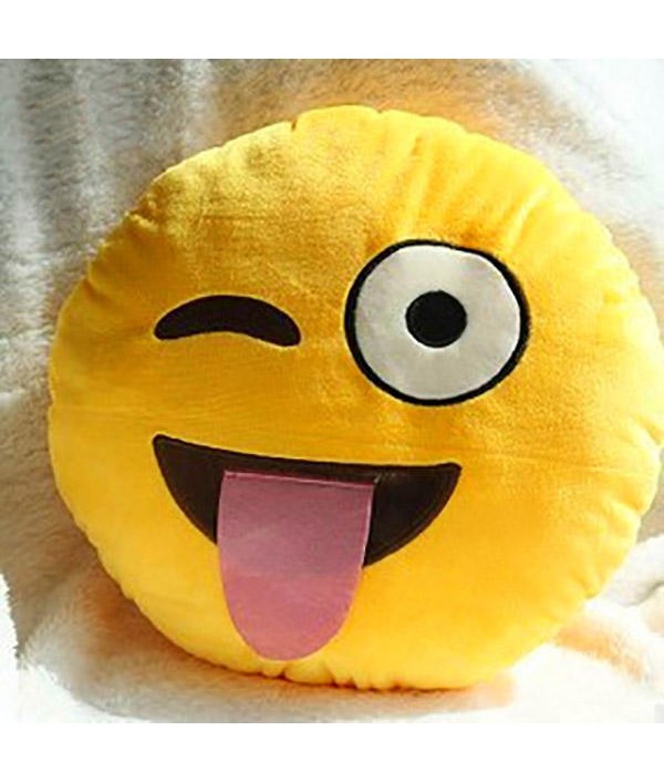 New Emoji Expression Throw Cotton Pillow Stuffed Plush Sofa Bed CushionHome TextilesfromHome and Gardenon 