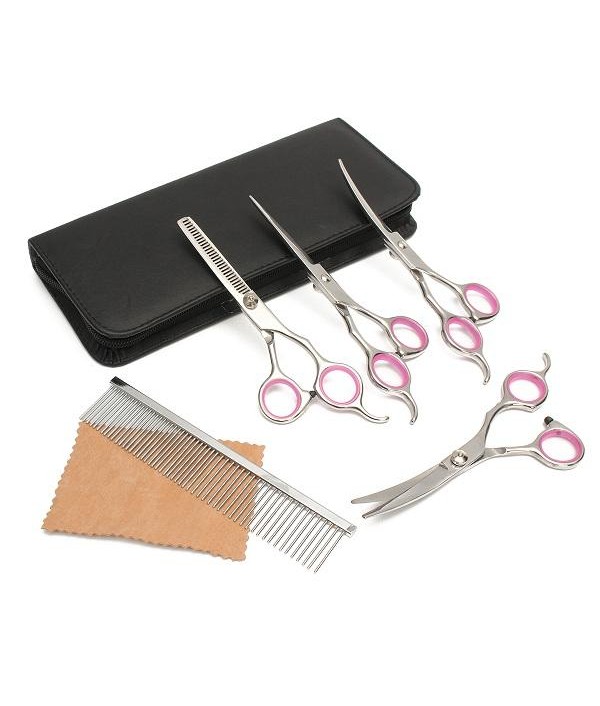 Professional Pet Dog Hair Cutting Scisso...