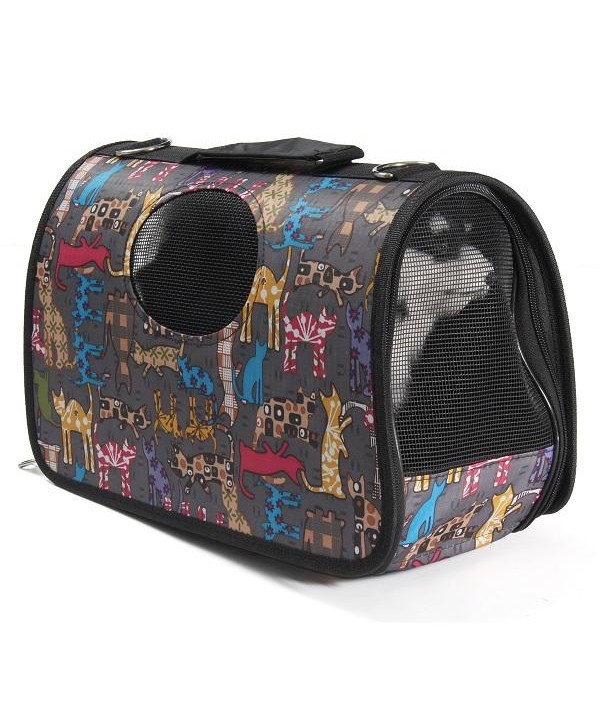 Expandable Pet Carrier Dog Cat Folding Travel Carry Bag Portable Airline Approved Pet CarrierPet SuppliesfromHome and Gardenon 