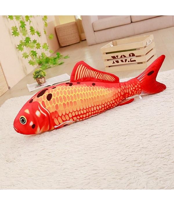 Taisho Showa Red White Gibel Carp Golden Koi Fish Stuffed Plush Toy 3D Carp Pillow Koi Fish Stuffed Plush Toy Animal Fish Toy Dolls with PP Cotton for Children Lovers Birthday GiftHome TextilesfromHome and Gardenon 