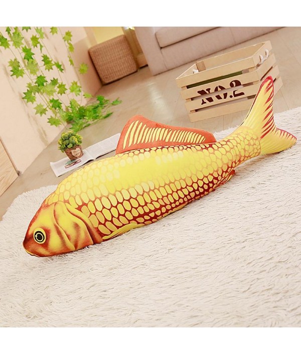 Taisho Showa Red White Gibel Carp Golden Koi Fish Stuffed Plush Toy 3D Carp Pillow Koi Fish Stuffed Plush Toy Animal Fish Toy Dolls with PP Cotton for Children Lovers Birthday GiftHome TextilesfromHome and Gardenon 