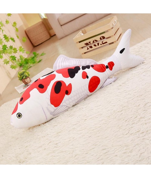 Taisho Showa Red White Gibel Carp Golden Koi Fish Stuffed Plush Toy 3D Carp Pillow Koi Fish Stuffed Plush Toy Animal Fish Toy Dolls with PP Cotton for Children Lovers Birthday GiftHome TextilesfromHome and Gardenon 