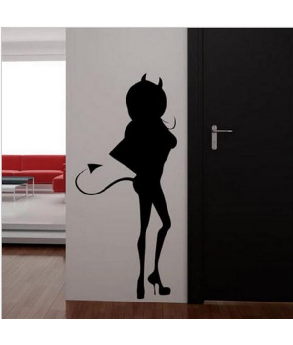 Creative Halloween Angry Cat Beauty PVC Waterproof Wall Sticker Removable Vinyl Art Mural Decoration Stickers Environmental Protection Halloween Wall Sticker Window Home Decoration Decal DecorHome DecorfromHome and Gardenon 