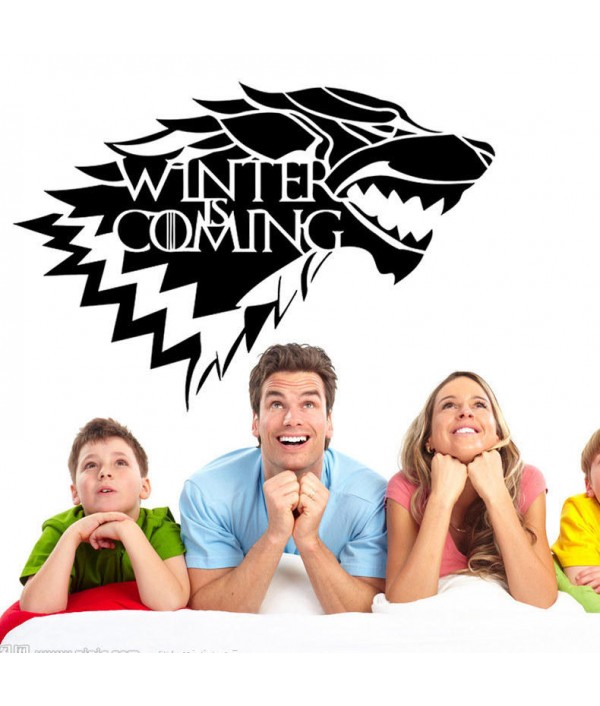 Game of Thrones House Stark Wolf Vinyl Sticker Decal HBO Winter Is ComingHome DecorfromHome and Gardenon 