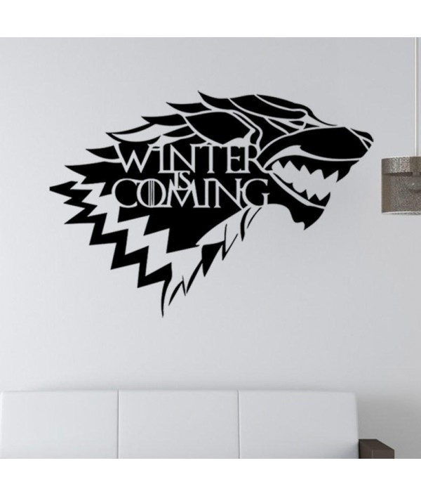 Game of Thrones House Stark Wolf Vinyl Sticker Decal HBO Winter Is ComingHome DecorfromHome and Gardenon 