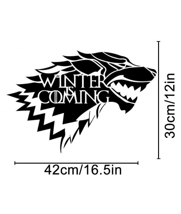 Game of Thrones House Stark Wolf Vinyl Sticker Decal HBO Winter Is ComingHome DecorfromHome and Gardenon 