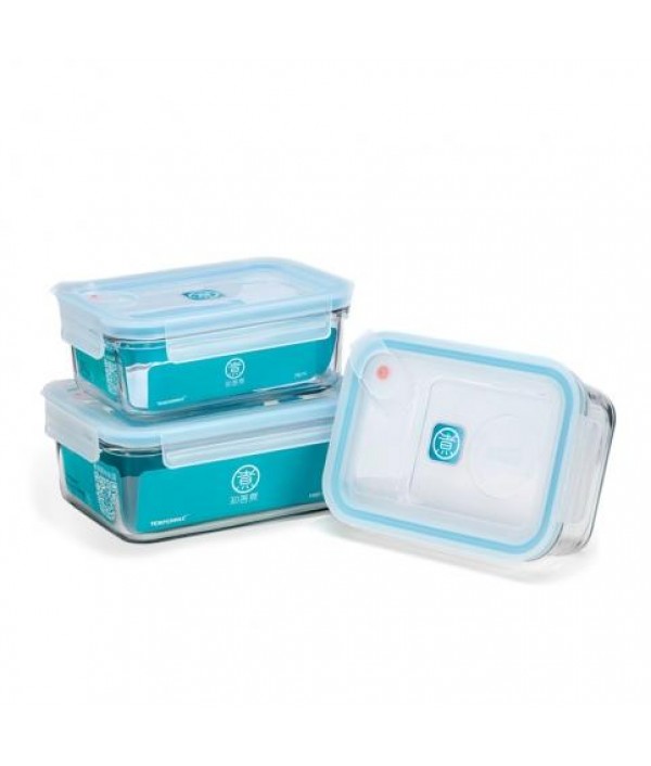  MIUI Kitchen Falling Resistant Glass Fresh Keeping Box Students Portable Lunch BoxKitchen,Dining And BarfromHome and Gardenon 