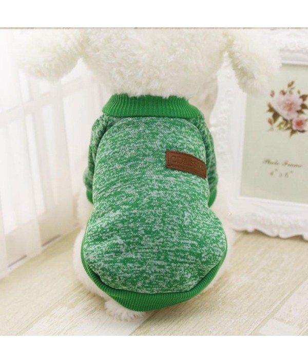 3Dog Clothes Warm Puppy Outfit Pet Jacket Coat Winter Dog Clothes Soft Sweater ClothingPet SuppliesfromHome and Gardenon 