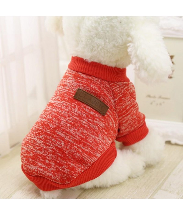 3Dog Clothes Warm Puppy Outfit Pet Jacket Coat Winter Dog Clothes Soft Sweater ClothingPet SuppliesfromHome and Gardenon 