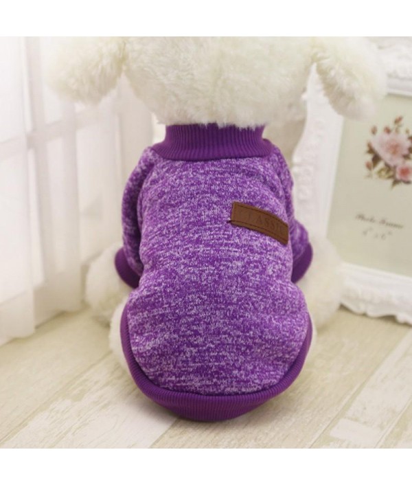 3Dog Clothes Warm Puppy Outfit Pet Jacket Coat Winter Dog Clothes Soft Sweater ClothingPet SuppliesfromHome and Gardenon 