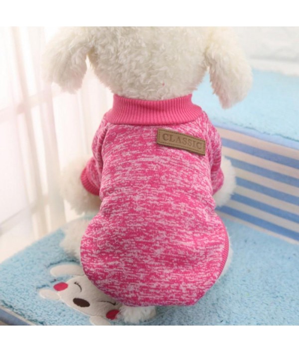 3Dog Clothes Warm Puppy Outfit Pet Jacket Coat Winter Dog Clothes Soft Sweater ClothingPet SuppliesfromHome and Gardenon 