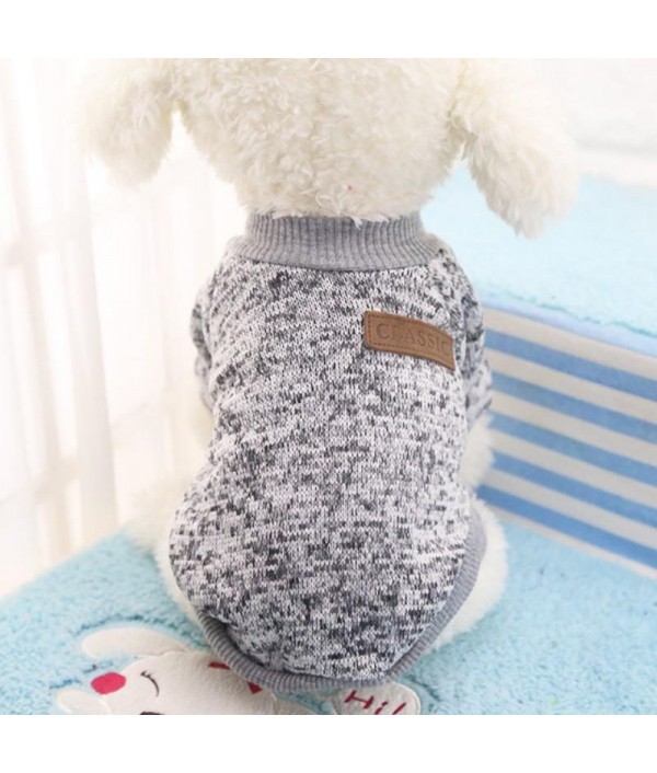 3Dog Clothes Warm Puppy Outfit Pet Jacket Coat Winter Dog Clothes Soft Sweater ClothingPet SuppliesfromHome and Gardenon 