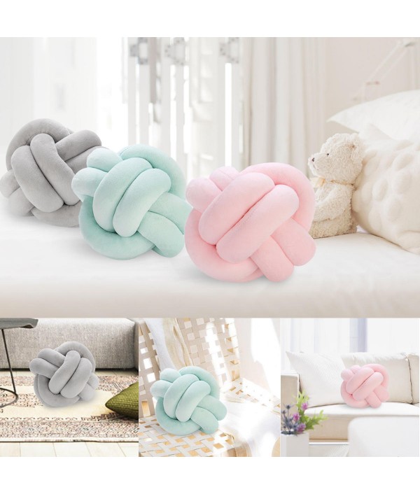 Innovative Handmade Knotted Knot Ball Home Baby Sweet Pillow Sofa Cushion Simple Car Decorative Pillows CushionsHome TextilesfromHome and Gardenon 