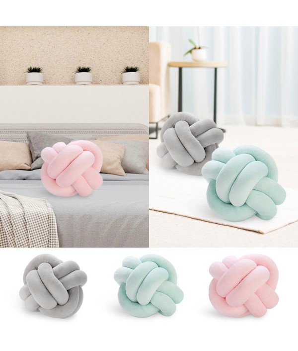 Innovative Handmade Knotted Knot Ball Home Baby Sweet Pillow Sofa Cushion Simple Car Decorative Pillows CushionsHome TextilesfromHome and Gardenon 