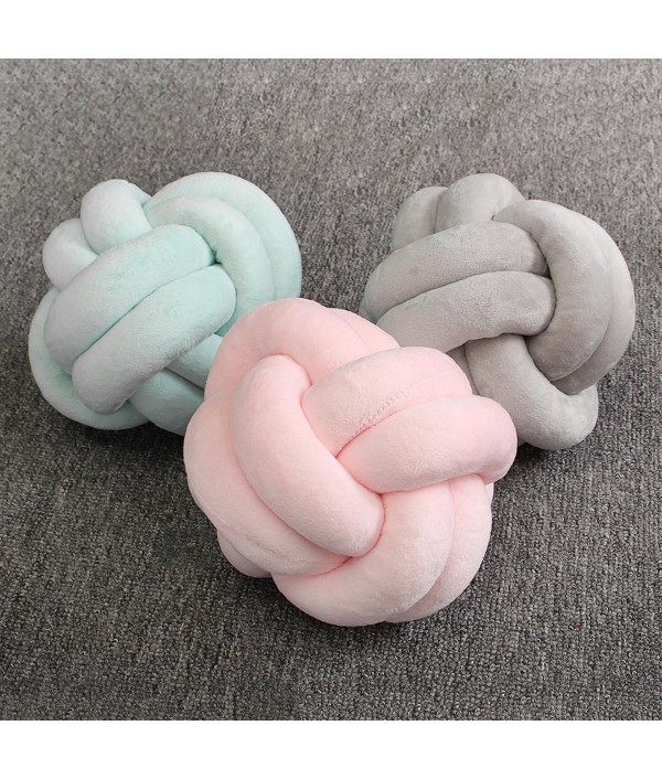 Innovative Handmade Knotted Knot Ball Home Baby Sweet Pillow Sofa Cushion Simple Car Decorative Pillows CushionsHome TextilesfromHome and Gardenon 