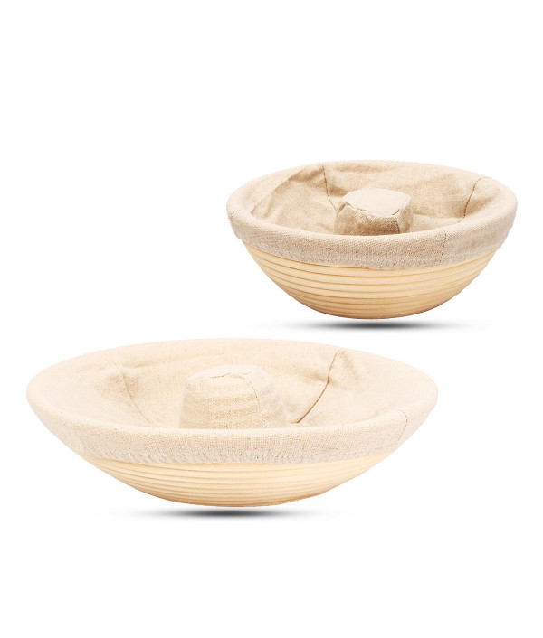 Handmade Round Oval Banneton Bortform Rattan Storage Baskets Bread Dough Proofing LinerKitchen,Dining And BarfromHome and Gardenon 