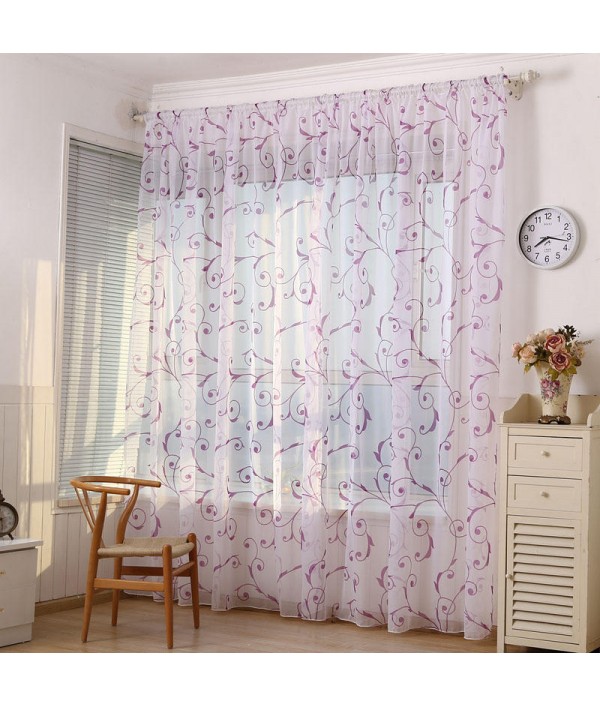 Home Decoration Curtains Window Sheer Dr...