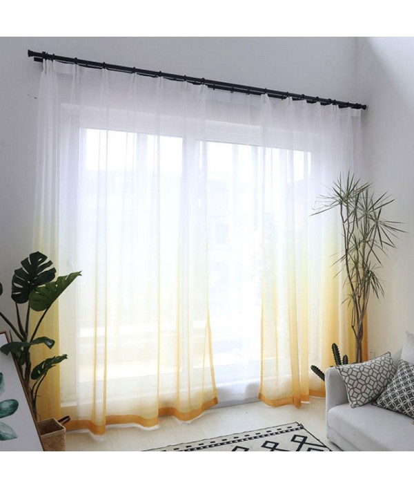 Curtains Color Gradient Terilun Tulle Window Screen Sheer Panels Romantic Wedding Decor Curtain For Living Room BedroomHome TextilesfromHome and Gardenon 