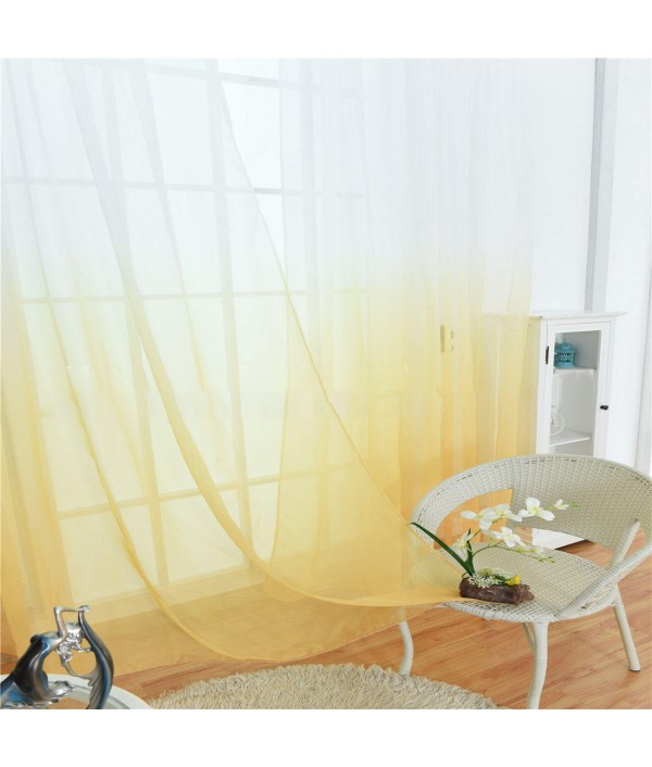 Curtains Color Gradient Terilun Tulle Window Screen Sheer Panels Romantic Wedding Decor Curtain For Living Room BedroomHome TextilesfromHome and Gardenon 